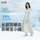 VVC防曬衣服女士502UV夏季加長款全身防曬衣涼感防紫外線外套 寂靜灰