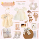 BabyWatch春裝新生嬰兒衣服禮盒女童百天見面禮套裝春秋公主風(fēng)滿月 韓系公主短袖款一 均碼 66cm(3-6個月寶寶)