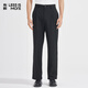 利郎青年商務(wù)男褲【TR色紡】休閑褲男周翔宇聯(lián)名彈力易打理通勤長(cháng)褲 黑色（01） 36 (180/92A)