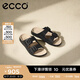 愛步（ECCO）七夕禮物拖鞋男 25年沙灘一腳套外穿男鞋 科摩500984 黑色50098402001 39