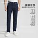 Calvin KleinJeans【涼感】春夏男士ck修身直筒舒適亞麻洗水牛仔褲J324294 1AP-牛仔深藍(lán) 31