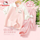 Hello Kitty凱蒂貓兒童夏季套裝2025新款洋氣女孩短袖POLO衫上衣女童夏裝