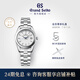 冠藍獅（Grand Seiko）信州雪系列g(shù)s日本原裝信州白雪花新年禮物男女情侶手表鈦金屬 女雪花STGF359G