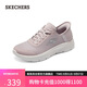 斯凱奇（Skechers）閃穿鞋女鞋夏季輕便一腳蹬健步鞋透氣舒適軟底休閑運動(dòng)跑鞋124836