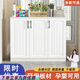普美森陽臺儲物柜防曬收納柜家用飄窗柜玄關(guān)鞋柜定制入戶大容量置物柜子 限時搶購 70x30x80高
