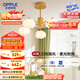 歐普（OPPLE）原木奶油風(fēng)吊燈Ra95三色調(diào)光客廳臥室餐廳護眼呵護光奶油泡泡5頭
