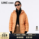 金羽杰春秋輕薄羽絨服女中長(zhǎng)款連帽寬松薄款羽絨保暖外套女士Y22802155