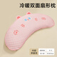 科迷熊兒童枕頭蕎麥殼加長(cháng)大曲面1歲寶寶7專(zhuān)用護頸枕3幼兒5夏冬不落枕 粉色萌萌喵【1-5歲】加長(cháng)低枕