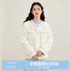 樂町冬季新款韓系甜美亮絲織帶設(shè)計(jì)千金名媛小香風(fēng)毛毛外套 麥芽糖絲色(現(xiàn)貨) M