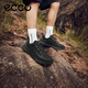 愛(ài)步（ECCO）運動(dòng)鞋男 網(wǎng)面透氣緩震戶(hù)外休閑登山徒步鞋 奧途824254 黑色41