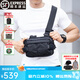 5.11（TACTICAL SERIES ） 單肩包 511戶外多功能斜跨包胸掛包升級版2.0便攜單肩包56702 戰(zhàn)術黑019【容量3升】
