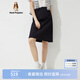 Hush Puppies【柔軟親膚】暇步士女裝春夏休閑通勤經(jīng)典半身裙女 188黑色 M (28)