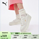 彪馬（PUMA）【厚底鞋】增高小白鞋女子經(jīng)典復(fù)古休閑板鞋CARINA395093 灰色-灰色-金色-02 38