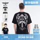 BOY LONDON潮牌短袖秋季男女同款燙鉆銀幣黑色時(shí)尚T恤N01002 黑色 XL