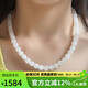 豆蔻時(shí)光精品8mm和田玉白玉項(xiàng)鏈 女士玉石圓珠鏈子送媽媽國(guó)風(fēng)國(guó)潮鎖骨鏈