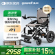 魚躍(yuwell)電動(dòng)輪椅D210CL折疊老人全自動(dòng)專用輕便智能輪椅代步鋰電