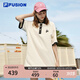 FILA FUSION斐樂潮牌女子連衣裙夏時(shí)尚寬松簡約POLO領(lǐng)連身裙 乳糖色-BG M （165/84A/M）