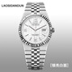勞斯丹頓潮流高級陸使型系列男士商務(wù)大表盤(pán)機械腕表 白色 40mm