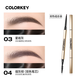 Color Key珂拉琪眉筆兩支裝組套4(小金筷04煙灰棕*1+03星巖灰*1)