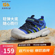 Skechers斯凱奇兒童夏季男童包頭涼鞋休閑透氣防滑魔術(shù)貼童鞋406511L
