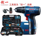 博世（BOSCH）手電鉆家用電動(dòng)螺絲刀GSR120-Li充電鉆12V多功能鋰電鉆電動(dòng)工具 創(chuàng  )一工具箱108件【2.0Ah單電版】