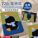 TAFN適用ipad10代保護殼蘋(píng)果平板11代保護殼可愛(ài)卡通企鵝背影防摔全包防彎筆槽亞克力720度旋轉保護套 綠色企鵝背景（720度旋轉殼）