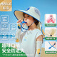 MAILE KID披肩兒童遮陽(yáng)防曬太陽(yáng)漁夫帽子夏季3-12歲男女孩防紫外線(xiàn)神器