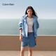 Calvin KleinJeans夏季女士經(jīng)典ck復(fù)古潮流毛邊高腰寬松牛仔短褲J224362 1AA-牛仔淺藍(lán) 25