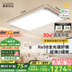 鹿家良品（LUUGAA）羅庚精靈全光譜護(hù)眼客廳吸頂燈簡約現(xiàn)代客廳燈大燈臥室燈中山燈具 【薦】全光譜客廳110cm無極光123W智能聯(lián)動(dòng)