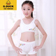 G.DUCKKIDS女童內(nèi)褲平角短褲初中學(xué)生內(nèi)衣套裝 純/棉兒童發(fā)育期9-12歲女孩15 小花套裝背心+平角褲 140 A70建議體重65以下