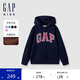 GAP【大小童同款】男女童初秋款logo連帽衛(wèi)衣兒童裝646082