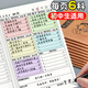 京厽德國品質(zhì)初中生專(zhuān)用家庭作業(yè)登記本七年課堂抄作業(yè)本A5記錄本初一b5筆記本抄寫(xiě)小學(xué)生中學(xué)生家校聯(lián) 4本A5作業(yè)登記本_加厚紙張