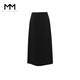 麥檬MM職場(chǎng)通勤質(zhì)感三醋酸半身裙商場(chǎng)同款秋冬5F214S721 黑色5F214S721 M