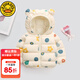 G.DUCKKIDS小黃鴨兒童棉服冬季嬰兒衣服男女童加厚棉衣小童寶寶棉襖加絨外套 白色花朵 90 尺碼1~2歲【 80-90cm】