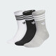 三葉草（Adidas）阿迪達(dá)斯ADIDAS 三葉草男女吸汗透氣三雙裝襪子 JP1277 S