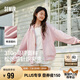 森馬（Semir）迪士尼外套女中長(zhǎng)款連帽寬松針織衛(wèi)衣2025春休閑夾克109125108001