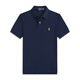 POLO SPORT美國(guó)保羅polo衫男夏季短袖翻領(lǐng)小馬標(biāo)純棉T恤刺繡商務(wù)休閑男裝 寶藍(lán)色黃標(biāo) L （150-170斤）