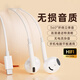 小米涂樂(lè)新款半入耳式type-c手機(jī)電腦筆記本游戲耳機(jī)帶麥克風(fēng)通話安卓數(shù)字有線耳機(jī) 白色Typec