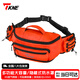 TKNE摩托車(chē)腰包騎行防水摩旅機車(chē)收納斜跨胸包大容量騎士裝備 紅橙色