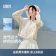 森馬（Semir）涼感防曬衣女短款寬松網(wǎng)眼連帽夾克25夏季透氣薄外套109325108009