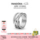潘多拉（PANDORA）交纏多圈閃亮戒指高級簡(jiǎn)約個(gè)性輕奢時(shí)尚七夕情人節禮物送女友 指環(huán)多圈閃亮指環(huán)戒指 54mm—14號圈口