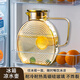 高茗2025新款玻璃水壺冷水壺夏季家用冰箱大容量涼開(kāi)水壺耐高溫泡茶壺 大容量-蝸牛涼水壺