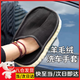 OENY洗車(chē)手套毛絨羊毛抹布車(chē)內(nèi)飾清洗漆面清潔熊掌專(zhuān)用泡沫棉擦車(chē)毛巾 【拋光打蠟洗車(chē)手套黑色 2件裝】