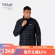 Rab 男士700蓬運(yùn)動羽絨Microlight防潑水防撕輕量羽絨服403g QDB-16 墨黑色 S