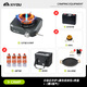 嘻由【全套配齊】戶外爐具露營裝備全套一體野炊卡磁爐燃?xì)庠钚驴钊?爐子+收納包+烤盤+贈(zèng)4氣 【30L黑色收納包套餐】