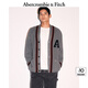ABERCROMBIE & FITCH【反季優(yōu)惠】男裝女裝情侶裝24秋冬款學院風針織外套KI120-4165 灰色 M (180/100A)