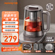九陽（Joyoung）養(yǎng)生壺1.5L家用全鈦系列0重金屬恒溫壺 鈦茶籃鈦發(fā)熱盤鈦內(nèi)蓋煮茶器 花茶壺多段保溫電熱水壺WY911