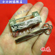 小小樹(shù)仿古鎖中式鎖小鎖頭古銅色迷你做舊復古鎖橫開(kāi)掛鎖老式古代鎖 (銀色)單鳥(niǎo)/有銅錢(qián)掛須