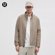 lululemon丨Sojourn 男士防風(fēng)夾克 防風(fēng) LM4ALTS 暖褐灰 M