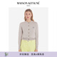 Maison Kitsune【季末甄選】女款春夏大膽玩色狐貍針織開(kāi)衫毛衣 H218【卡其色】 M